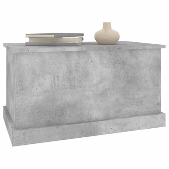Opbergbox 70x40x38 cm bewerkt hout betongrijs 4