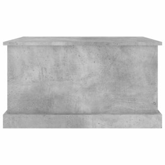 Opbergbox 70x40x38 cm bewerkt hout betongrijs 6