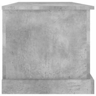 Opbergbox 70x40x38 cm bewerkt hout betongrijs 7