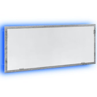 Badkamerspiegel 100x8,5x37 cm bewerkt hout grijs sonoma eiken 3