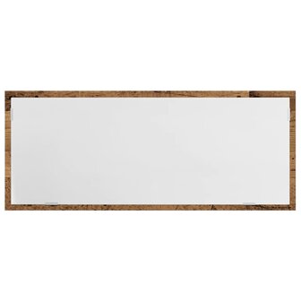 Badkamerspiegel met LED 100x8,5x37 cm bewerkt hout oud hout 5