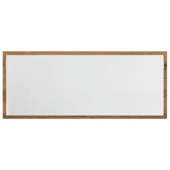 Badkamerspiegel LED 100x8,5x37 cm bewerkt hout artisanaal eiken 6