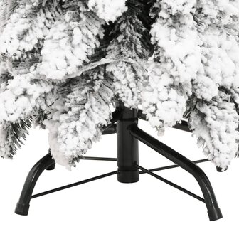 Kunstkerstboom met verlichting en sneeuw 130 LED&amp;apos;s 210 cm 8