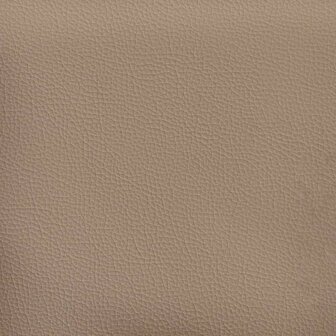 Fauteuil 60 cm kunstleer cappuccinokleurig 7