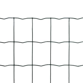Euro hek 25x1,0 m staal groen 2