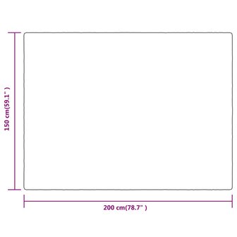 Deken 150x200 cm polyester woestijnmist 5