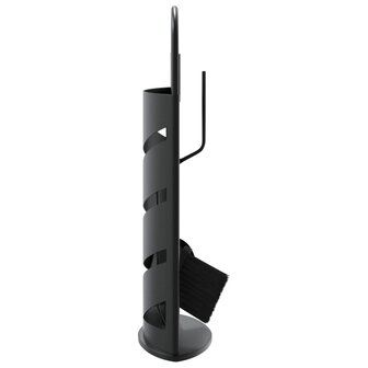 5-delige Haardset 23x15x66 cm staal 5
