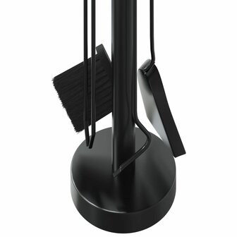 5-delige Haardset 18x56 cm staal 8