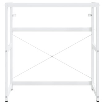 Wastafelframe 79x38x83 cm ijzer wit 3