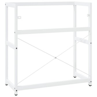 Wastafelframe 79x38x83 cm ijzer wit 5