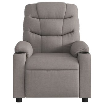Massagestoel verstelbaar stof taupe 7