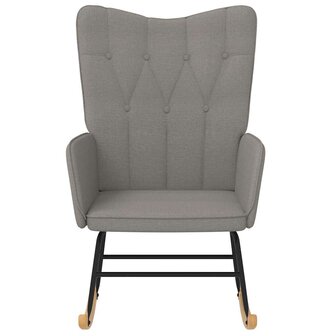 Schommelstoel stof taupe 3