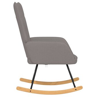 Schommelstoel stof taupe 4