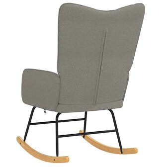 Schommelstoel stof taupe 5