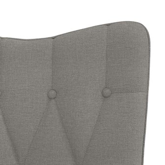 Schommelstoel stof taupe 6