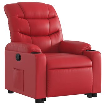 Sta-op-stoel kunstleer rood 4
