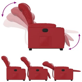 Sta-op-stoel kunstleer rood 7
