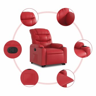 Sta-op-stoel kunstleer rood 8