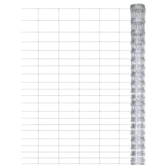 Hek 50x1,25 m gegalvaniseerd staal zilverkleurig 1