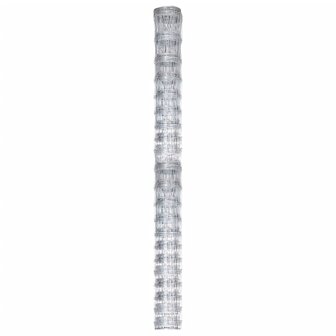 Hek 50x1,25 m gegalvaniseerd staal zilverkleurig 2