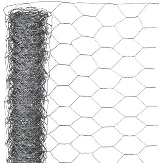 Nature Gaas zeshoekig 0,5x10 m 25 mm gegalvaniseerd staal 1
