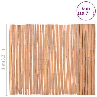 Scherm 100x600 cm bamboe 7