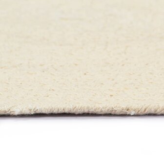 Placemats 6 st rond 38 cm katoen natuurlijk  4