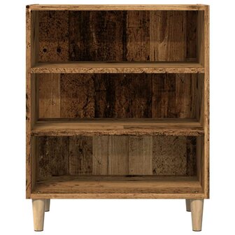 Dressoir 57x35x75 cm bewerkt hout oud houtkleurig 4