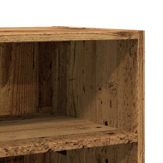 Dressoir 57x35x75 cm bewerkt hout oud houtkleurig 7