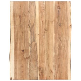 Tafelblad 80x(50-60)x3,8 cm massief acaciahout 1