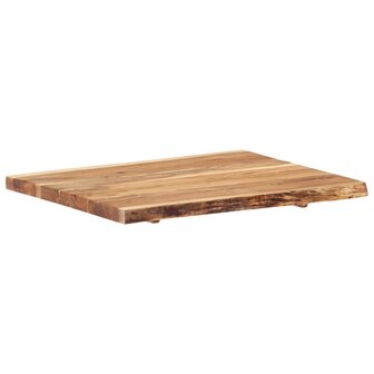 Tafelblad 80x(50-60)x3,8 cm massief acaciahout 6