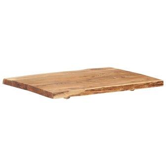 Tafelblad 80x(50-60)x3,8 cm massief acaciahout 8