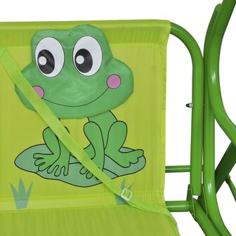 Kinderschommelstoel groen 4