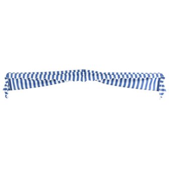 Luifel 400x120 cm blauw en wit 5