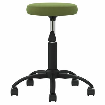 Eetkamerstoel fluweel lichtgroen 3