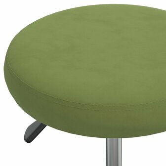 Eetkamerstoel fluweel lichtgroen 5