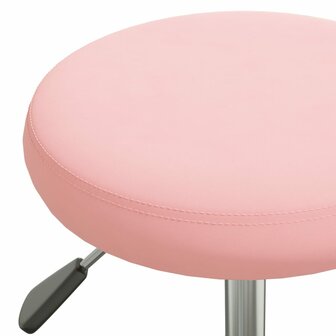 Eetkamerstoel fluweel roze 5
