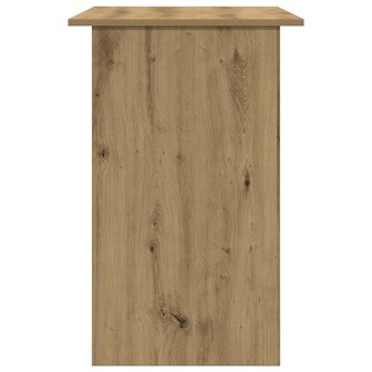 Bureau 90x50x74 cm bewerkt hout artisanaal eikenkleur 5