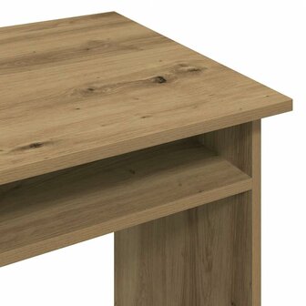 Bureau 90x50x74 cm bewerkt hout artisanaal eikenkleur 7