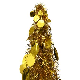 Kunstkerstboom pop-up 120 cm PET goudkleurig 2