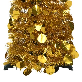 Kunstkerstboom pop-up 120 cm PET goudkleurig 3