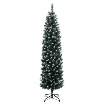 Kunstkerstboom smal met 150 LED&amp;apos;s 120 cm 2