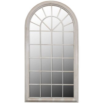 Tuinspiegel rustiek boogvormig 60x116 cm 2