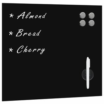 Magneetbord voor aan de wand 40x40 cm glas 1
