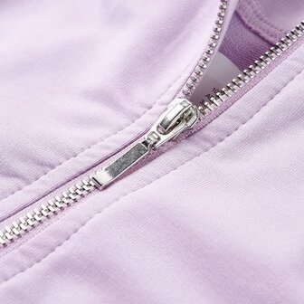 Kindervest met capuchon 104 lila 4