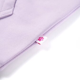 Kindervest met capuchon 104 lila 6