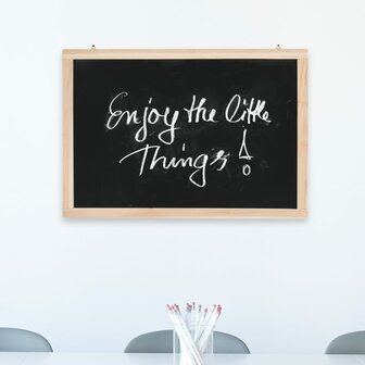 Krijtbord voor aan de wand 40x60 cm cederhout 1