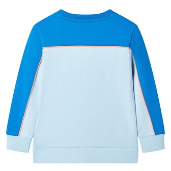 Kindertrui 92 felblauw en lichtblauw 2