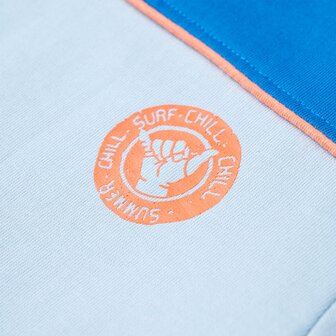 Kindertrui 92 felblauw en lichtblauw 4