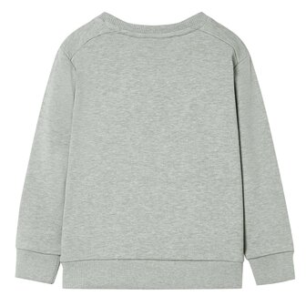 Kindertrui 128 gem&ecirc;leerd lichtkaki 2